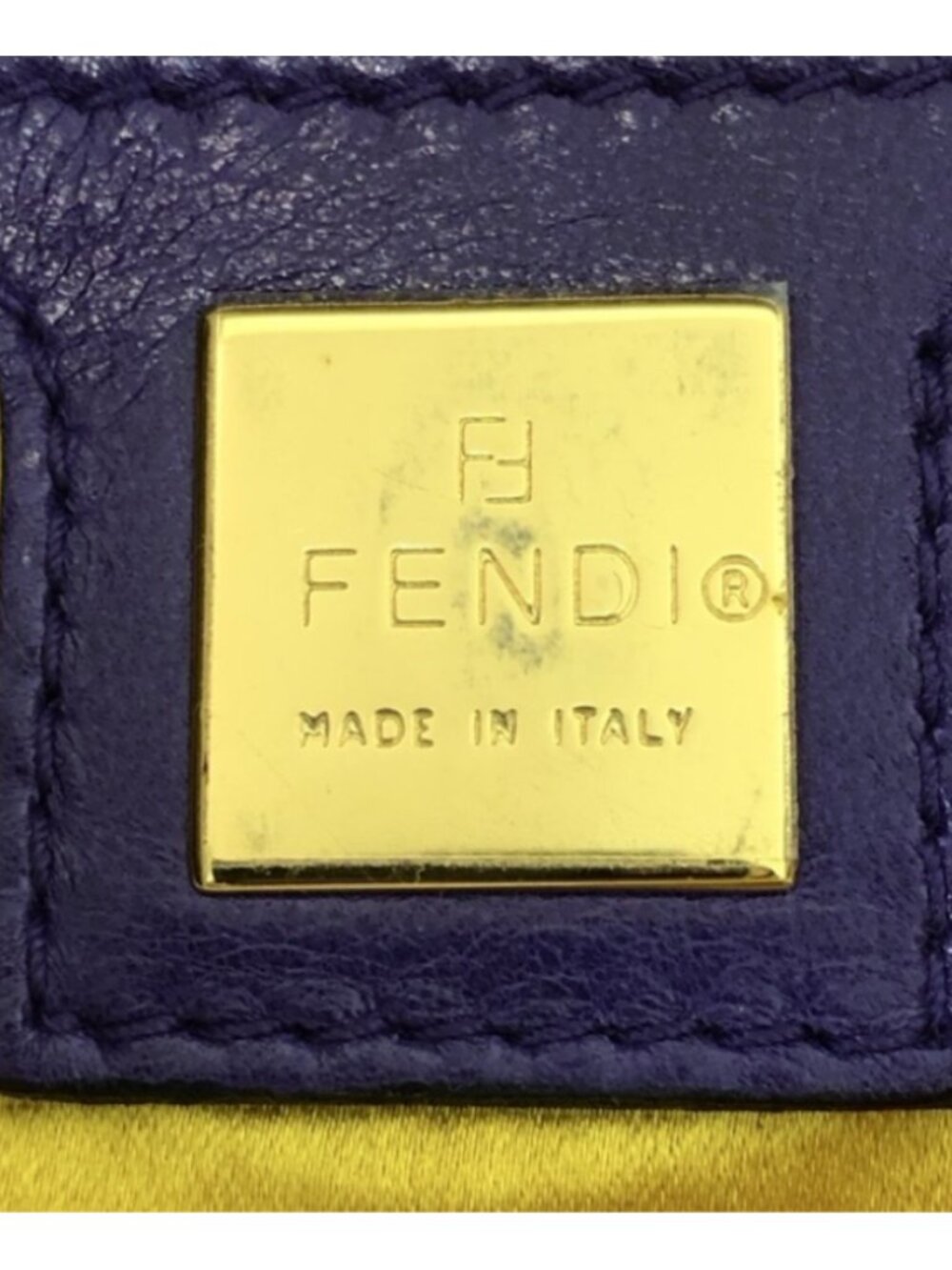 Fendi Purple Suede Mama Baguette Shoulder Bag - Picture 8 of 8